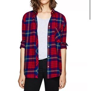 Wilfred Free Daphne Plaid (NAVY)
